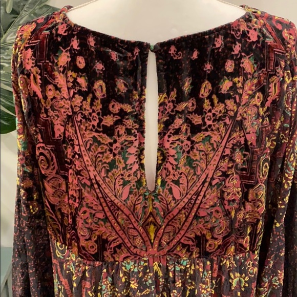 Last one!!!NWT Free People Velvet Minidress M cco$ - Picture 7 of 14